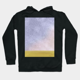 Watercolor stormy landscape Hoodie